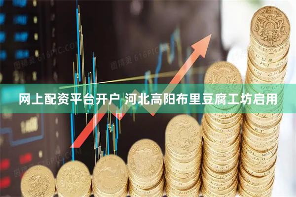 网上配资平台开户 河北高阳布里豆腐工坊启用